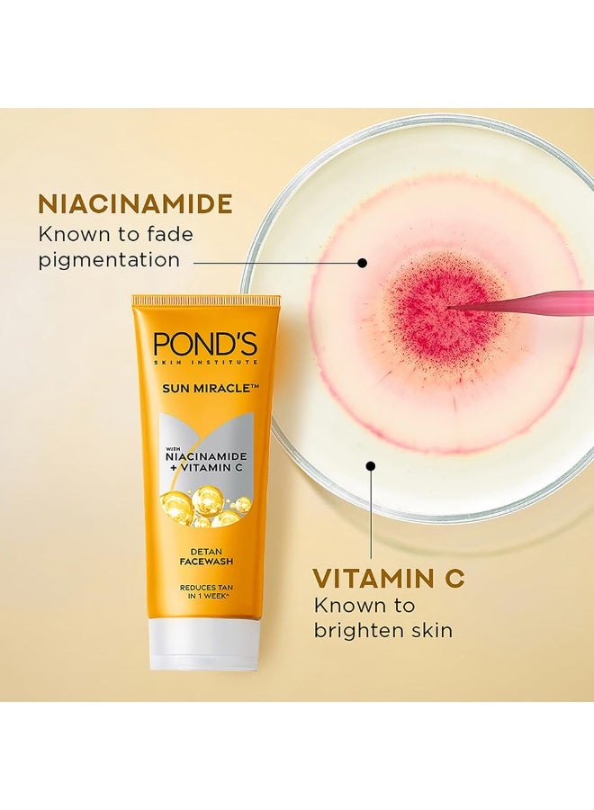 بوندز غسول الوجه من بوندز لإزالة اسمرار البشرة في 7 أيام فقط | يحتوي على فيتامين C والنياسيناميد | غسول وجه مناسب لجميع أنواع البشرة، 100 جرام (عبوة من قطعتين) - Image 3